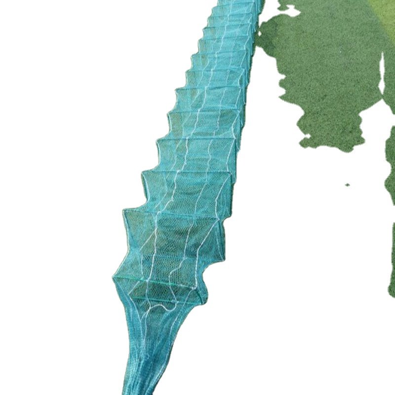 chinese manufacturer 32 pieces long hdpe net square fishing trap