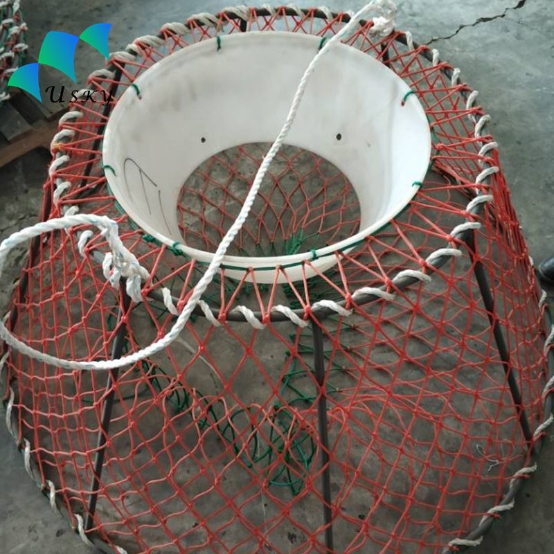 spring opening crab nets, live king crab, fishing trap