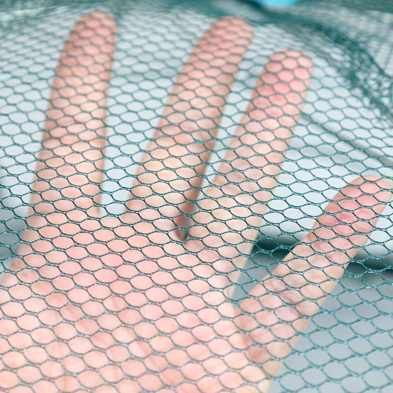 Polygon Shrimp Cage Foldable Fish pot with PE net Plastic-coated frame zip open Fishing Trap