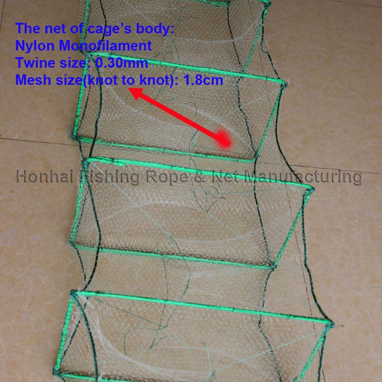 hot selling Lobster Crap pots with Frame 38cm x 23cm agriculture fishing trap lobster cage