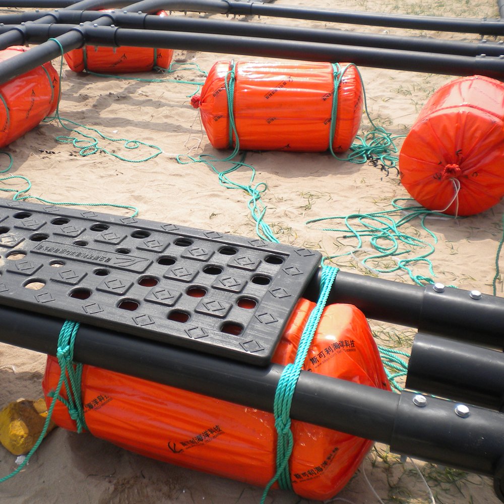 HDPE Floating Aquaculture Tilapia Fishing Net Cage Traps