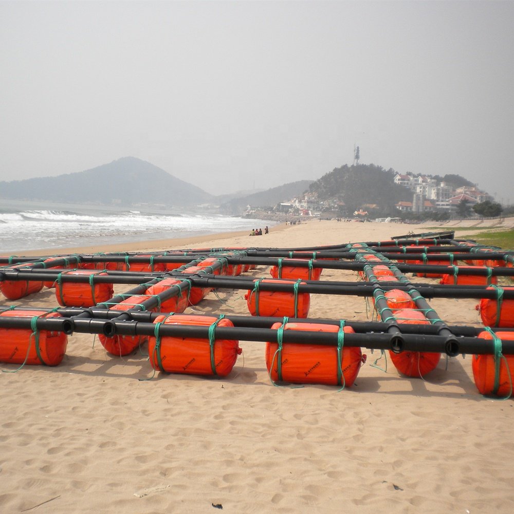HDPE Floating Aquaculture Tilapia Fishing Net Cage Traps