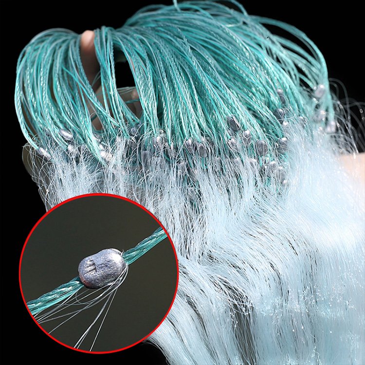 Strong 3 layers fishing net gill net grid fishing network