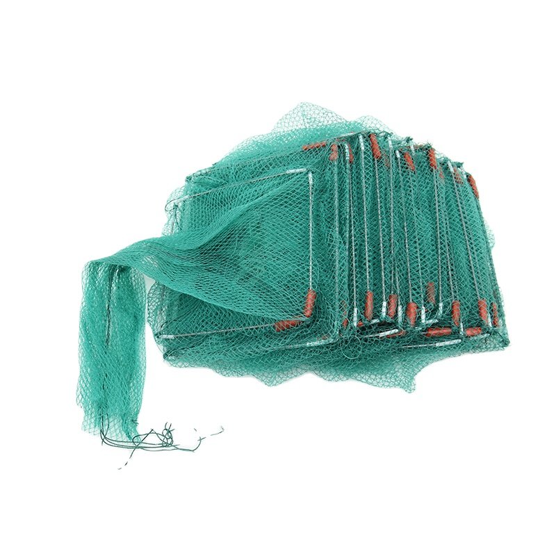 Folding Green Fishing Trap Foldable Crab Trap for Fish Shrimp Crab Lobster trap cage