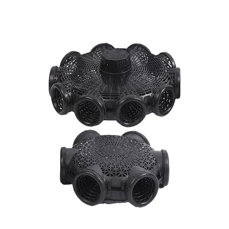 Recommended easy to carry and install plastic 6-hole outdoor river and lake fish and shrimp trap