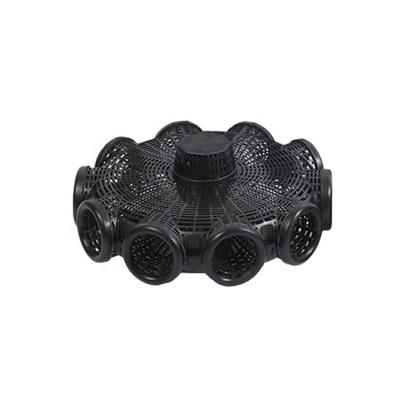 Recommended easy to carry and install plastic 6-hole outdoor river and lake fish and shrimp trap
