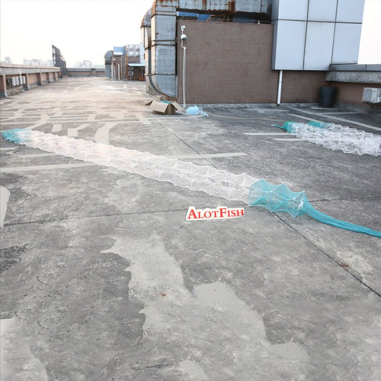 25frames 25*40cm 9.2m aquaculture trap shrimp cage fishing net crab cage skin shrimp special trap