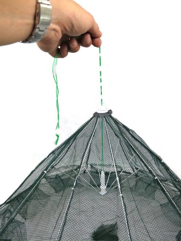 Sotelo Umbrella Cage 10 Holes Fishing Net Trap Folding Umbrella Portable Automatic Cage Fish Shrimp Lobster Crab