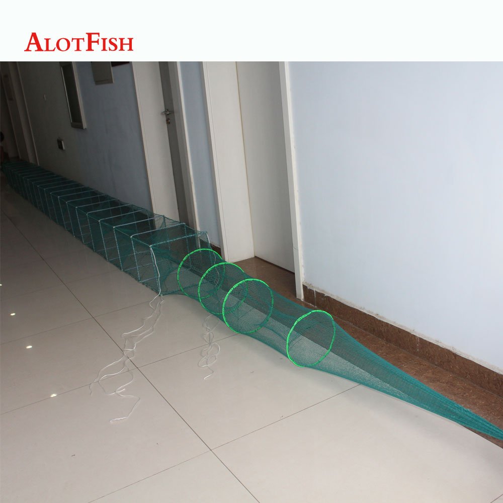 Wholesale aquaculture Factory price long fishing traps lobster crayfish Shrimp crab octopus cage traps