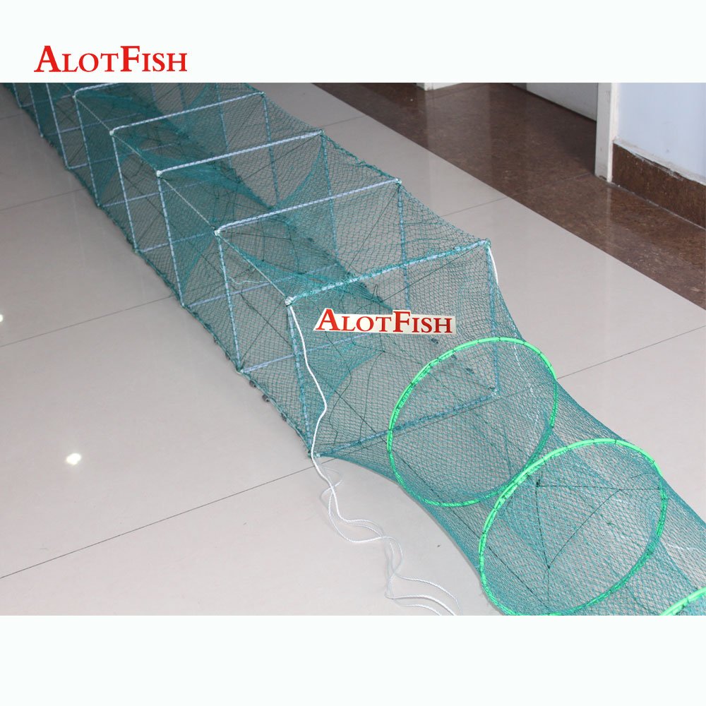 Wholesale aquaculture Factory price long fishing traps lobster crayfish Shrimp crab octopus cage traps