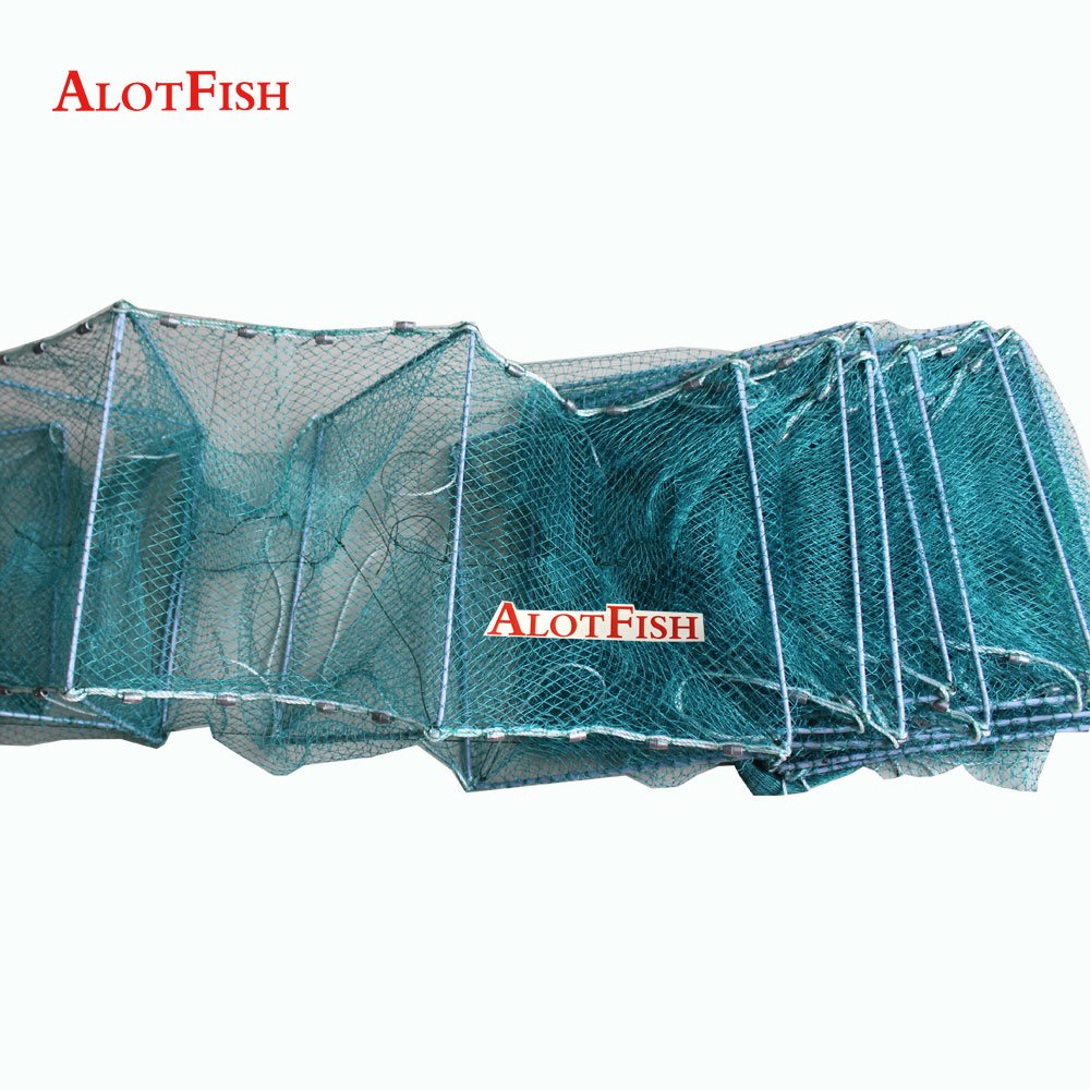 Wholesale aquaculture Factory price long fishing traps lobster crayfish Shrimp crab octopus cage traps