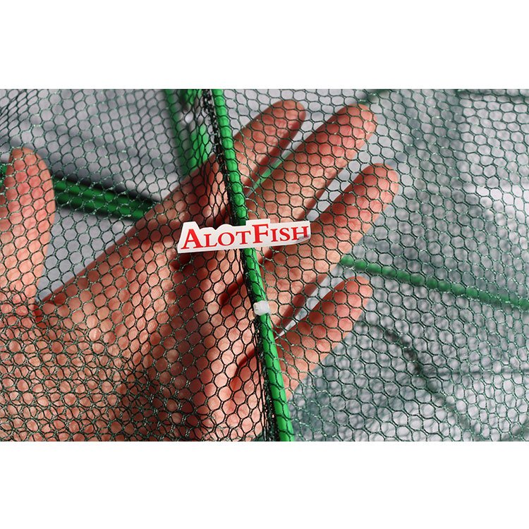 Factory price Plastic Coated Wire 6holes 8holes Collapsible Fishing trap shrimp trap