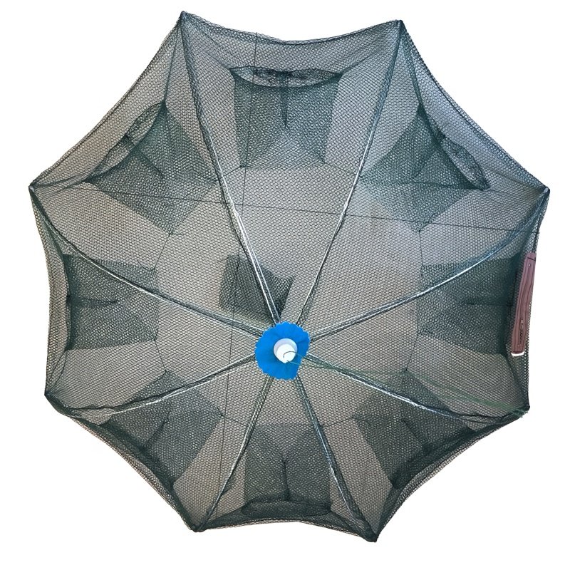 crab pots hexagonal crawfish trap fishing trap Foldable crab fish trap Agricultural for Catching Small Bait Fish Eels