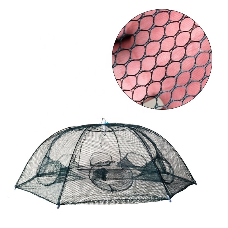 crab pots hexagonal crawfish trap fishing trap Foldable crab fish trap Agricultural for Catching Small Bait Fish Eels