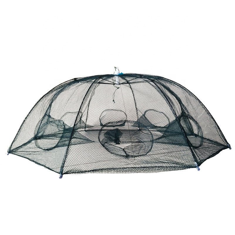 crab pots hexagonal crawfish trap fishing trap Foldable crab fish trap Agricultural for Catching Small Bait Fish Eels