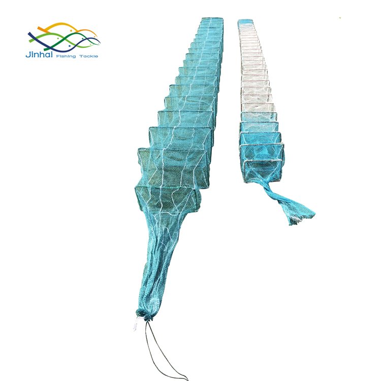 HDPE Long Trap Fishing Trap Cast Net Trap Fishing Live Crayfish/Crab/Lobster