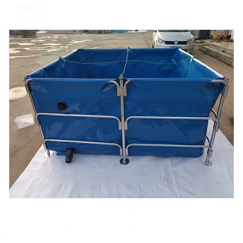10,000L Folding Fish Farming Tank Tarpaulin For Tilapia/Catfish Fish Pond