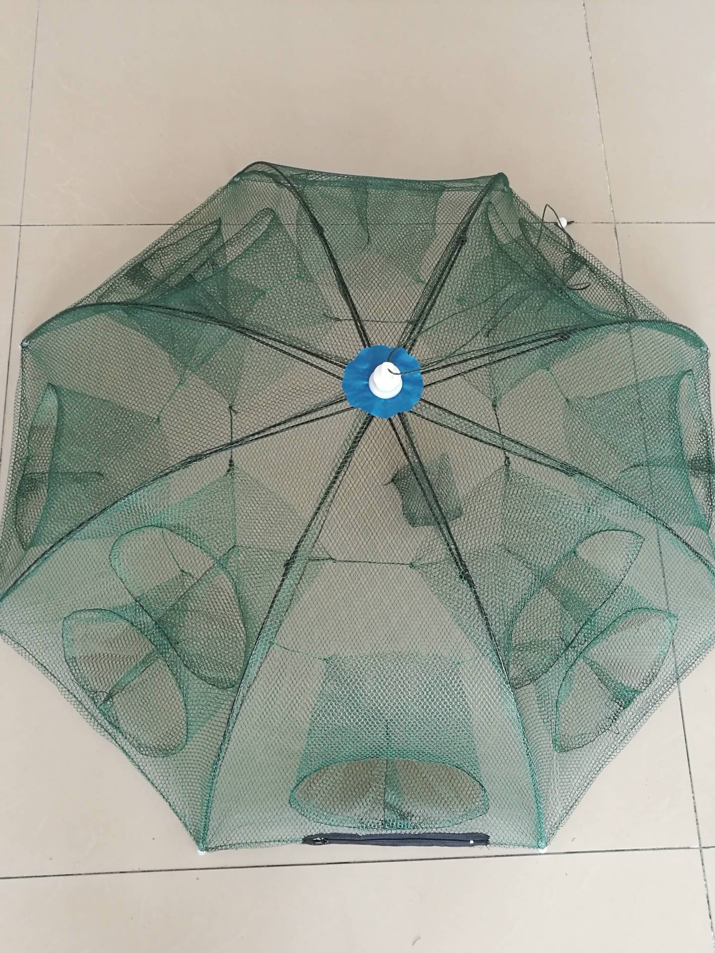 Folded Portable 4-6-8-12-16 Hole Automatic Fishing Shrimp Crab Trap Fishing Net