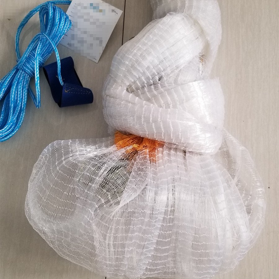 12ft height Mono nylon Japanese Style Bottom Pocket 3/8''SQ Casting Net Hand Throw Fishing Cast Net