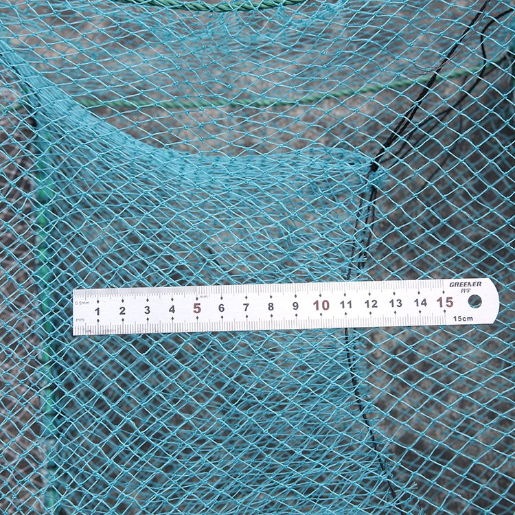 Long Folding Fishing Trap Foldable Cast Net Trap For Fish Shrimp Crab Lobster 22cm*35cm*31knots