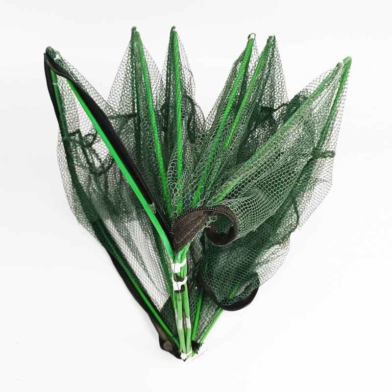 High quality 6-20-holes polygonal shrimp cage folding fish lobster shrimp aquaculture traps