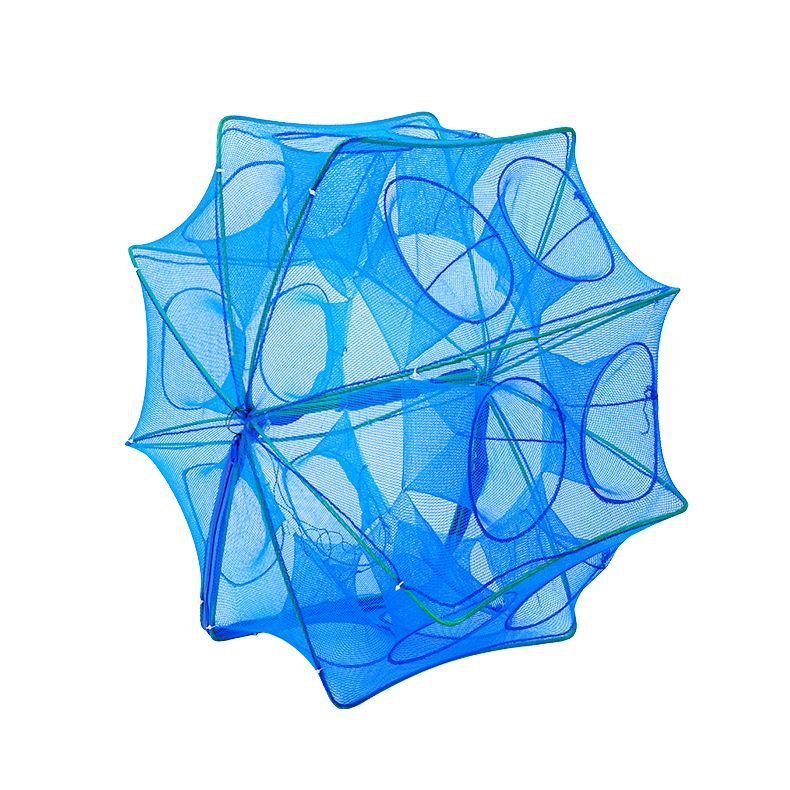 High quality 6-20-holes polygonal shrimp cage folding fish lobster shrimp aquaculture traps