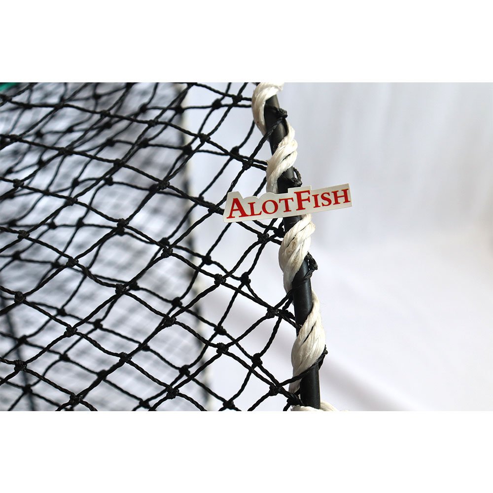 Factory Price Hot Dip Galvanizing 30x60cm HDPE Foldable Fishing Net Trap with Zipper bait bag