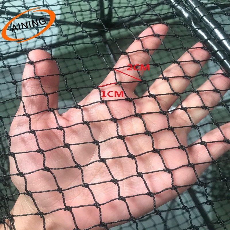 Portable Folding square nylon black crab trap shrimp lobster crab