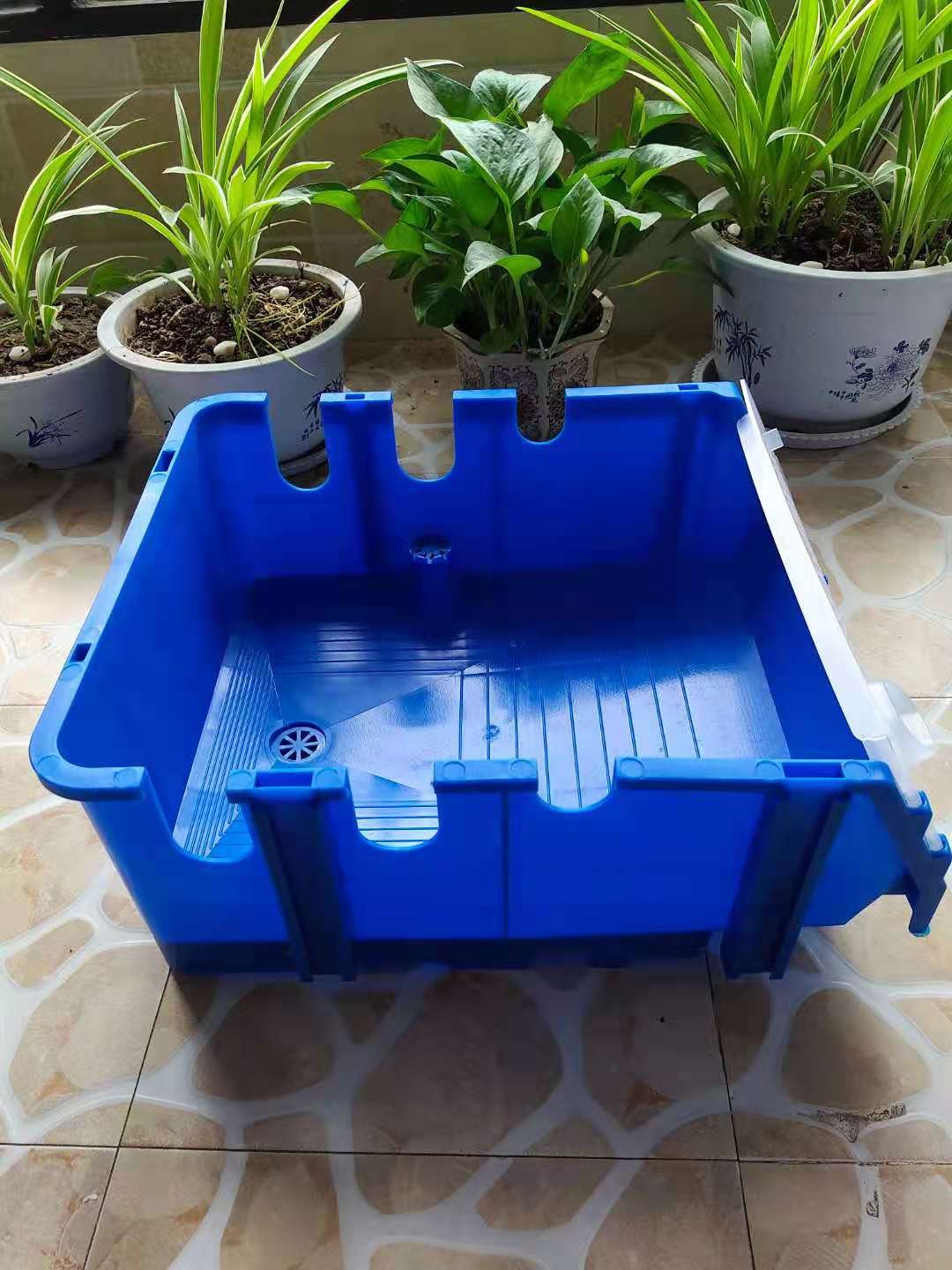 Factory wholesale aquaculture mud crab plastic boxes crab house for fish farm