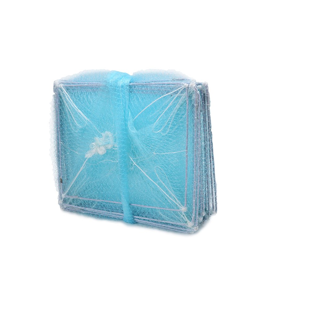 Wholesale Nylon Brown Wire Crayfish Trap Plastic Fish Farming Equipments Fishing Bait Cage