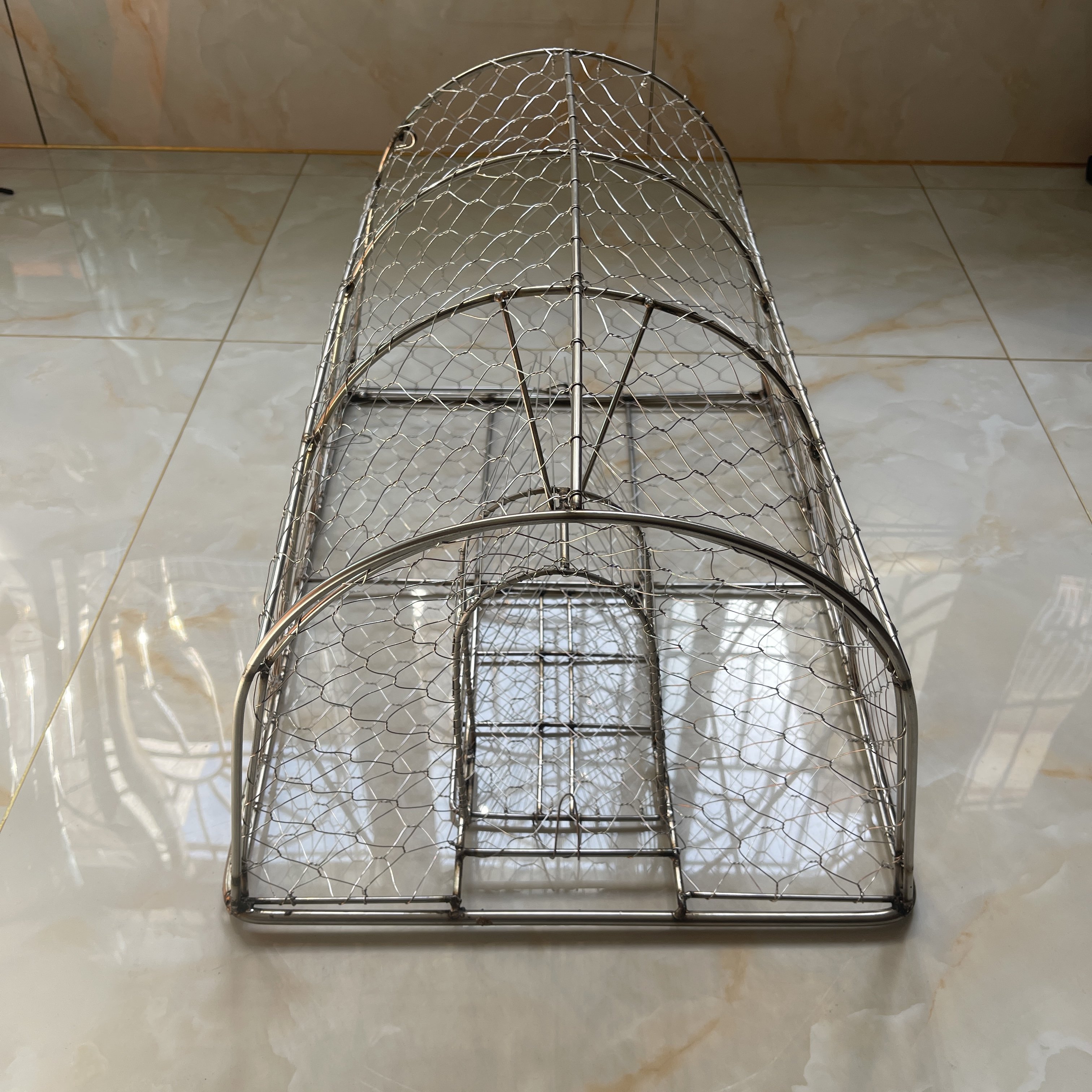 New Stainless Steel Frame Fishing Traps Lobster Crab Cages Pots for Commercial Fishing