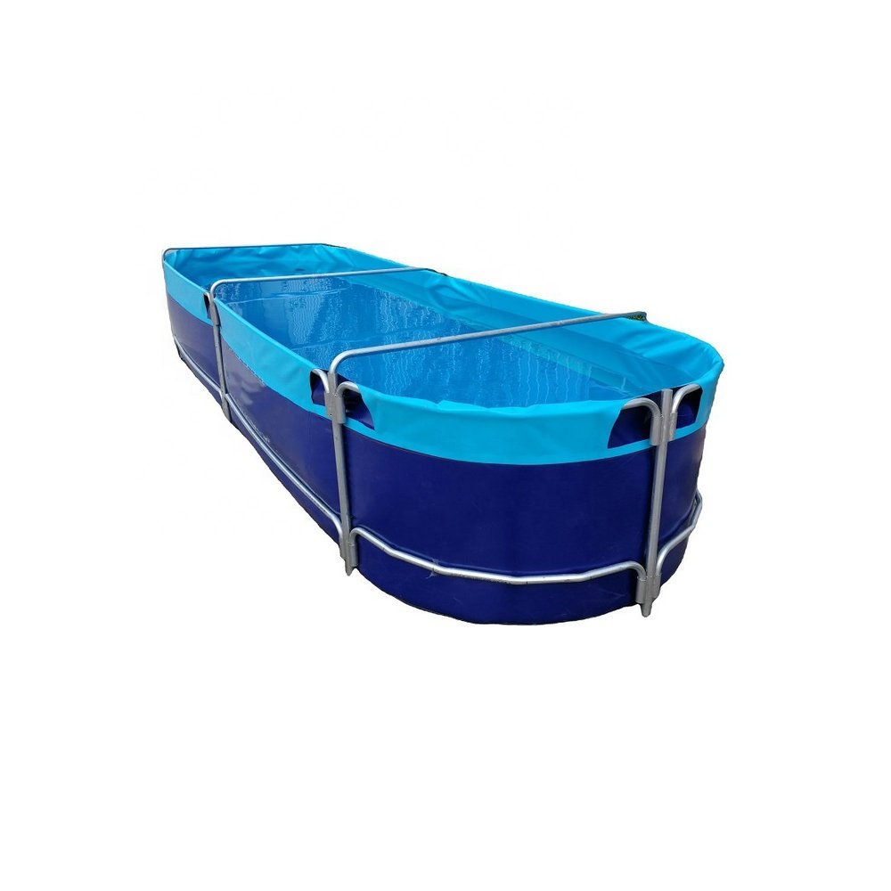 Square fishing tank galvanized frame 2.4-50 cubic meters customized aquaculture system simple farming system customized