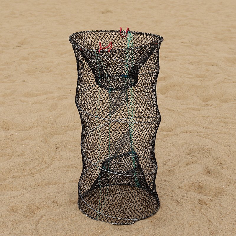 Best quality aquaculture trap 30*60cm Commercial Spring Fishing Trap Lobster Crab Fish Cage Trap