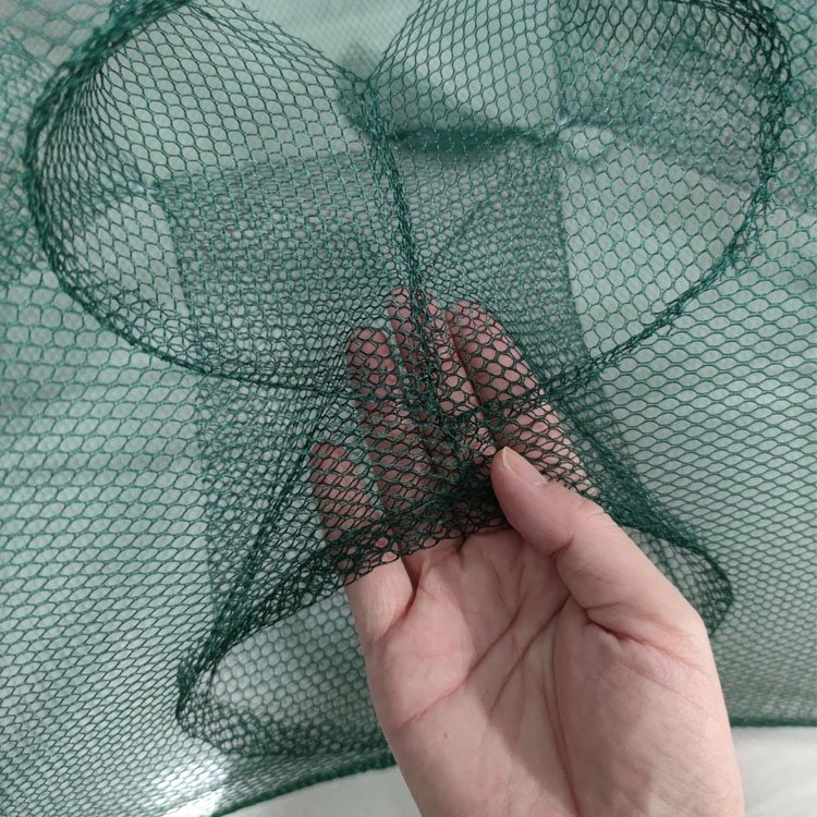 Green Blue White PE 6 holes 8 holes 10 holes16 Holes umbrella folded shrimp trap for catching shrimp lobster crab