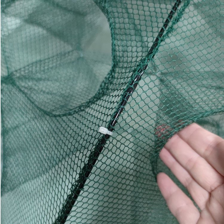 Green Blue White PE 6 holes 8 holes 10 holes16 Holes umbrella folded shrimp trap for catching shrimp lobster crab