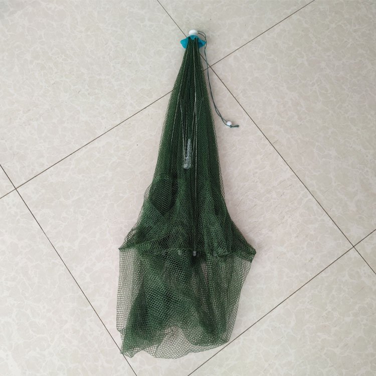 Green Blue White PE 6 holes 8 holes 10 holes16 Holes umbrella folded shrimp trap for catching shrimp lobster crab
