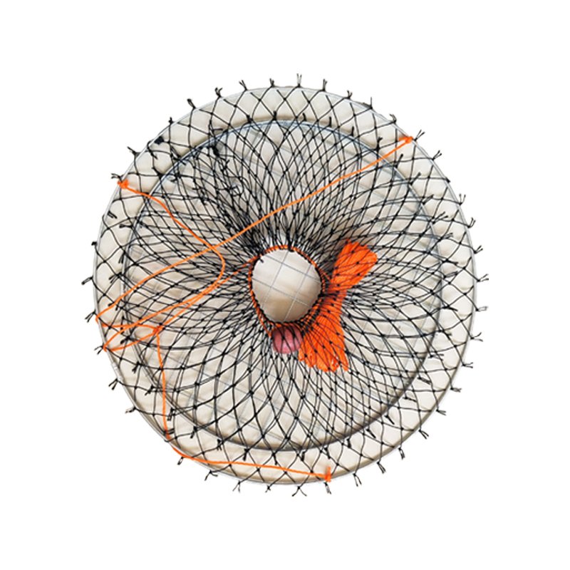 portable Fishing net Crab Ring Trap Bait casting crab trap net aquaculture trap with Fishing Buoy Marker Floats for lobster