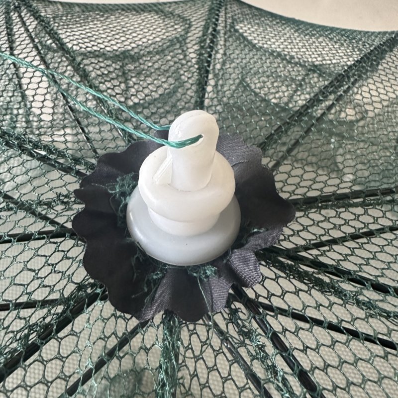 Durable 12-Hole Automatic Cast Fishing Umbrella Nets Fast Delivery Hand Rope Tackle for Aquaculture Trap