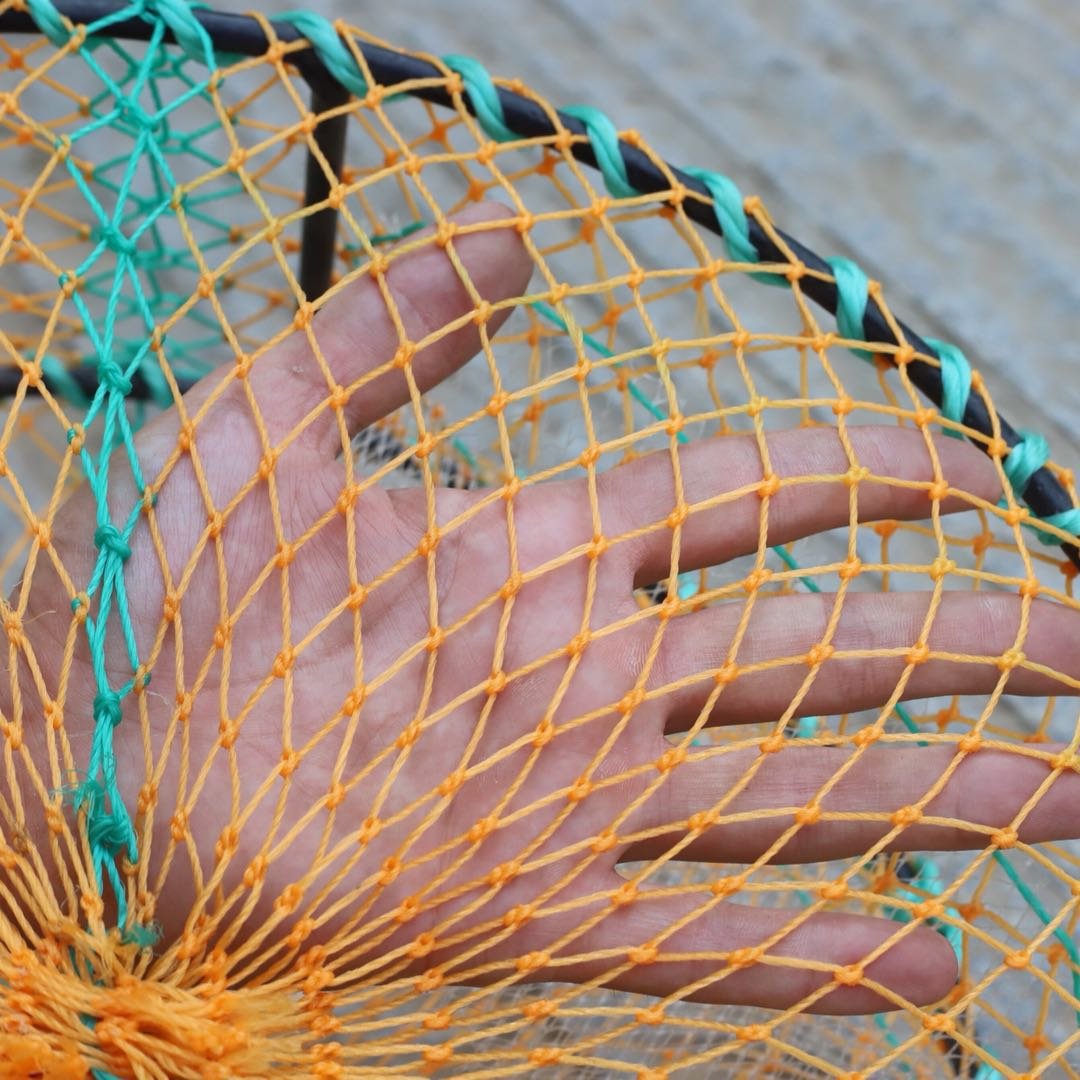 Aquaculture traps round fishing net cage three-hole trap crayfish catching device for sale