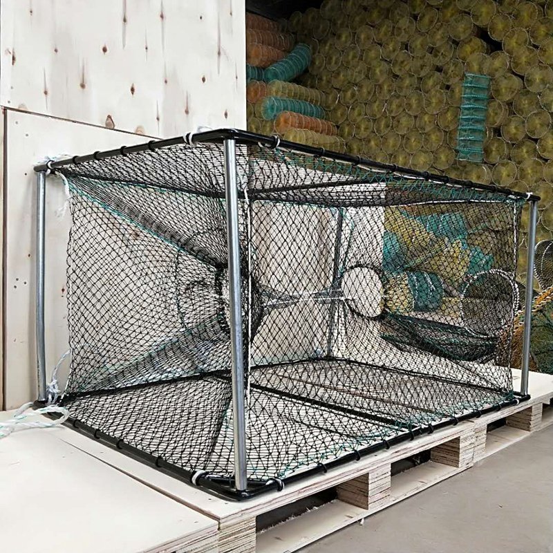 Factory Wholesale Stainless Steel Folding Fishing Trap for Shrimp Farming