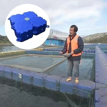 fishing float boat aquaculture fish farming for tilapia fish net off shore fish cages