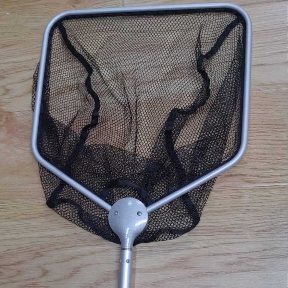 Nylon Mesh FISH POND NET DIP NET with TELESCOPIC Handle Daphnia square