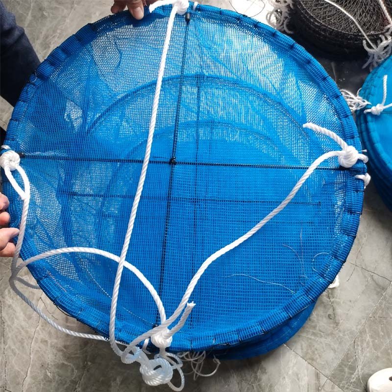 Scallop Trap Cage High Quality Aquaculture Multi-layer multiple length foldable Lobster crab fish ground fishing trap