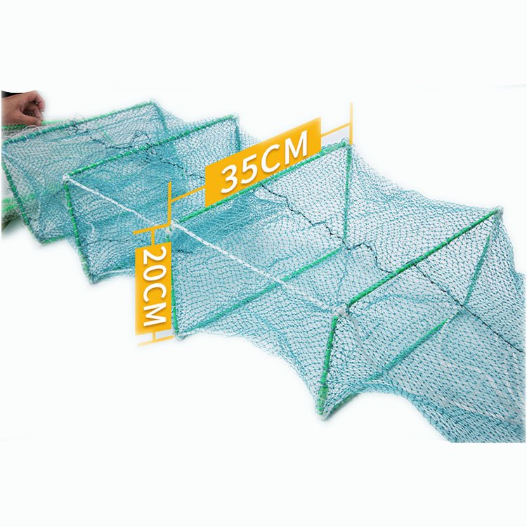 AlotFish PE net Commercial Crab Pots Fish Farming Equipments Fishing Cage Factory Outlet Aquaculture Traps