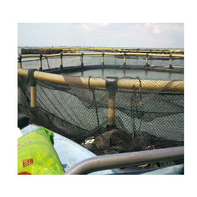 4x4m square HDPE Fishing Cage floating Fish farming Cage in lake or river