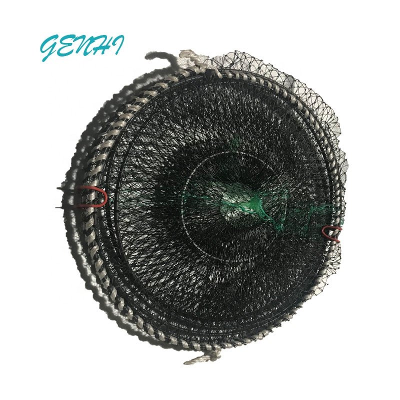 China fishing net Factory Lobster trap Fishing Cages knotted net fish trap with size 45*80 cm for fish shrimp crab