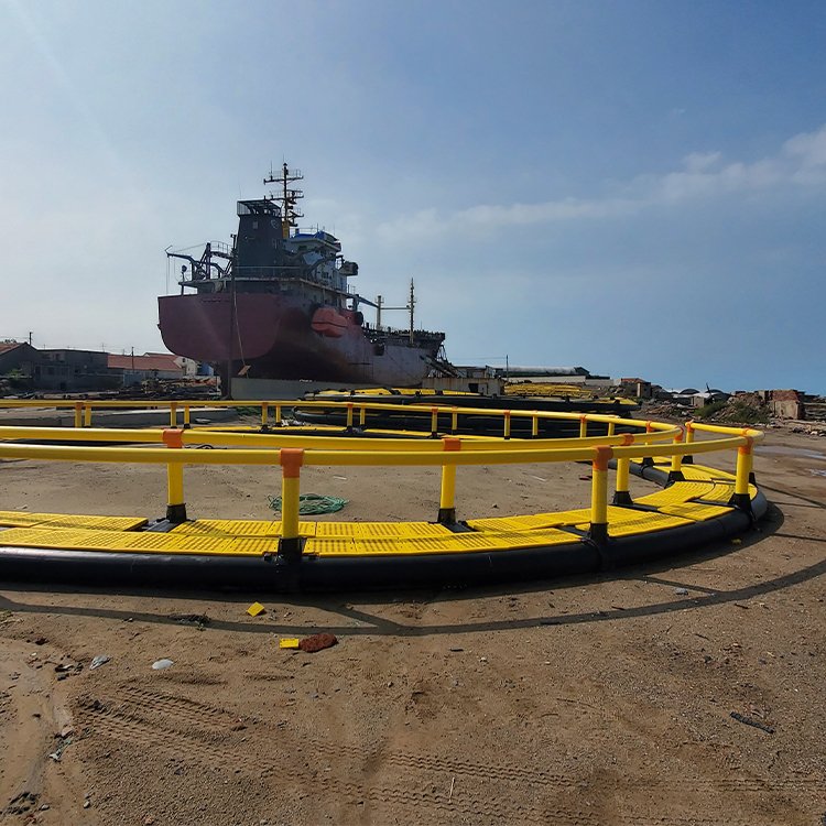 Circular floating fish cage trap, net cage for sea fish farming
