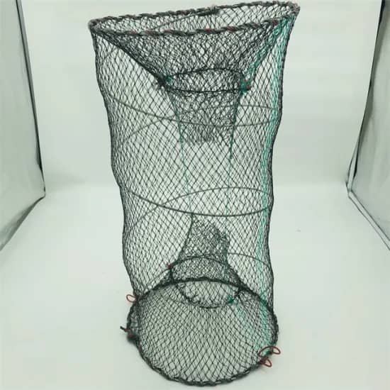 Foldable Portable Aquaculture Crab Trap Square Lobster Trap Crab Cage Shrimp Pot For Sale