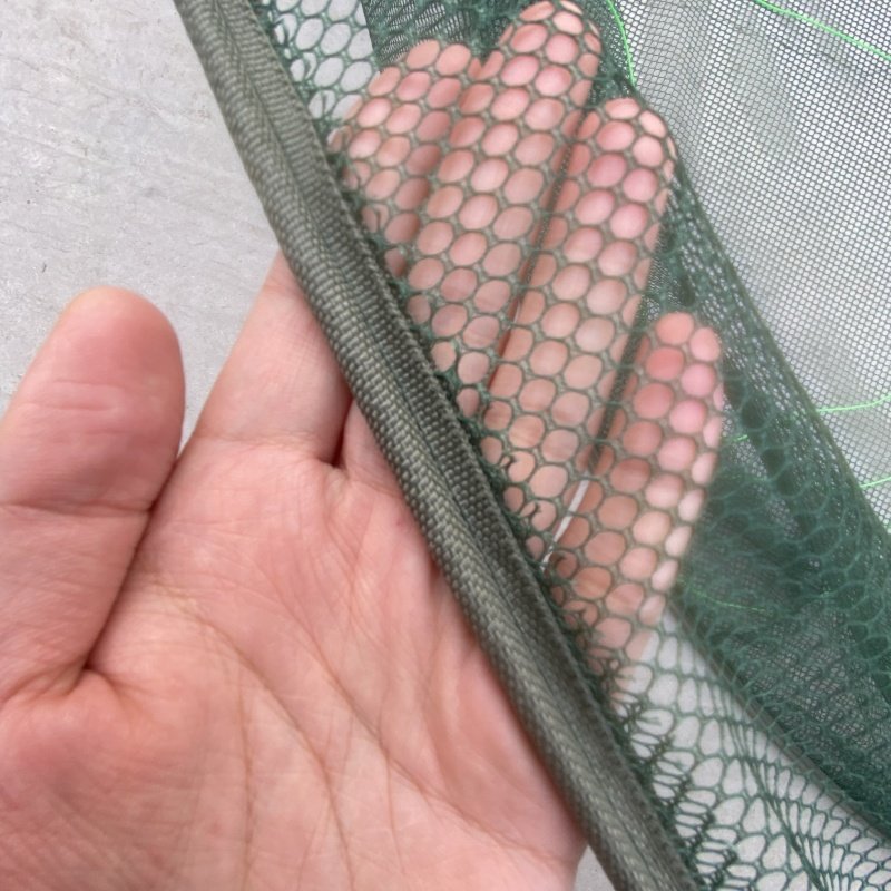 New Arrival Large PE Fish Landing Net Foldable Aquaculture Trap for Lobster Prawn Bait Crab Shrimp Fishing Tackle