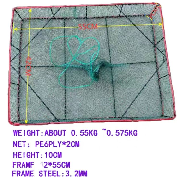 Honestnet Factory Wholesale Price Equipment Aquaculture Farming Shrimp Crayfish Floating Fishing Trap Cage Crab Net